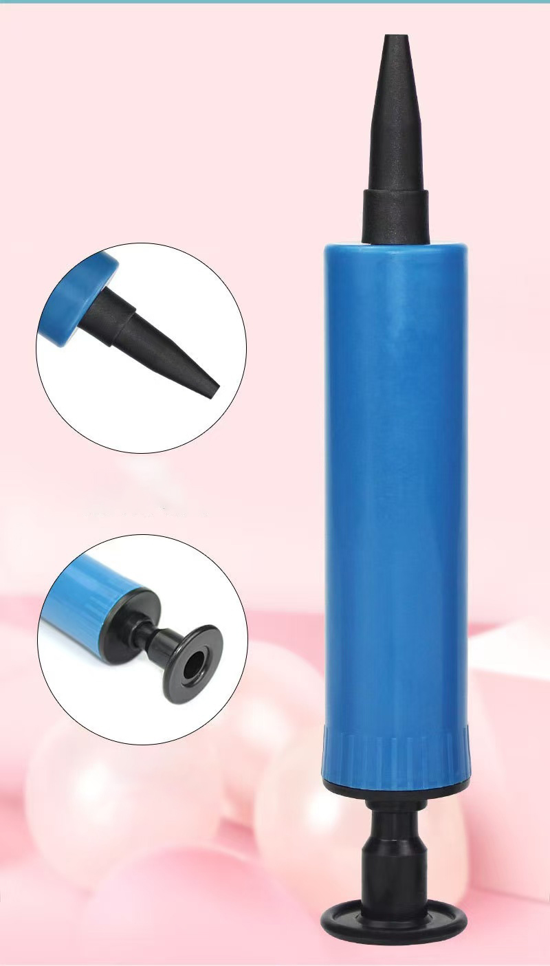 Single Item 17*3cm Colorful Mini Manual Air Helium Balloon Pump For Latex Balloons