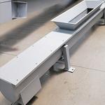 U Shaped Screw Belt Conveyor Shaftless for Mortar Grain Sludge Carbon Ash