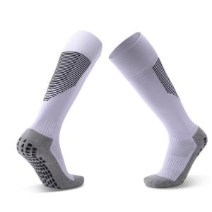 Quality Plaid Pattern Non Slip Football Socks for Adults Training Soft and Thickened Long Tube wholesale
