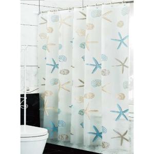 Quality Printing Bright Color Plastic PEVA Disposable Shower Curtain wholesale