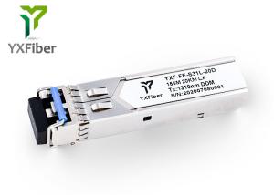 Quality 20km 1310nm Duplex LC Connector 155M SFP Optical Fiber Module wholesale