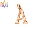 DIY Accessories Copper Alphabet Letter Necklace Charms
