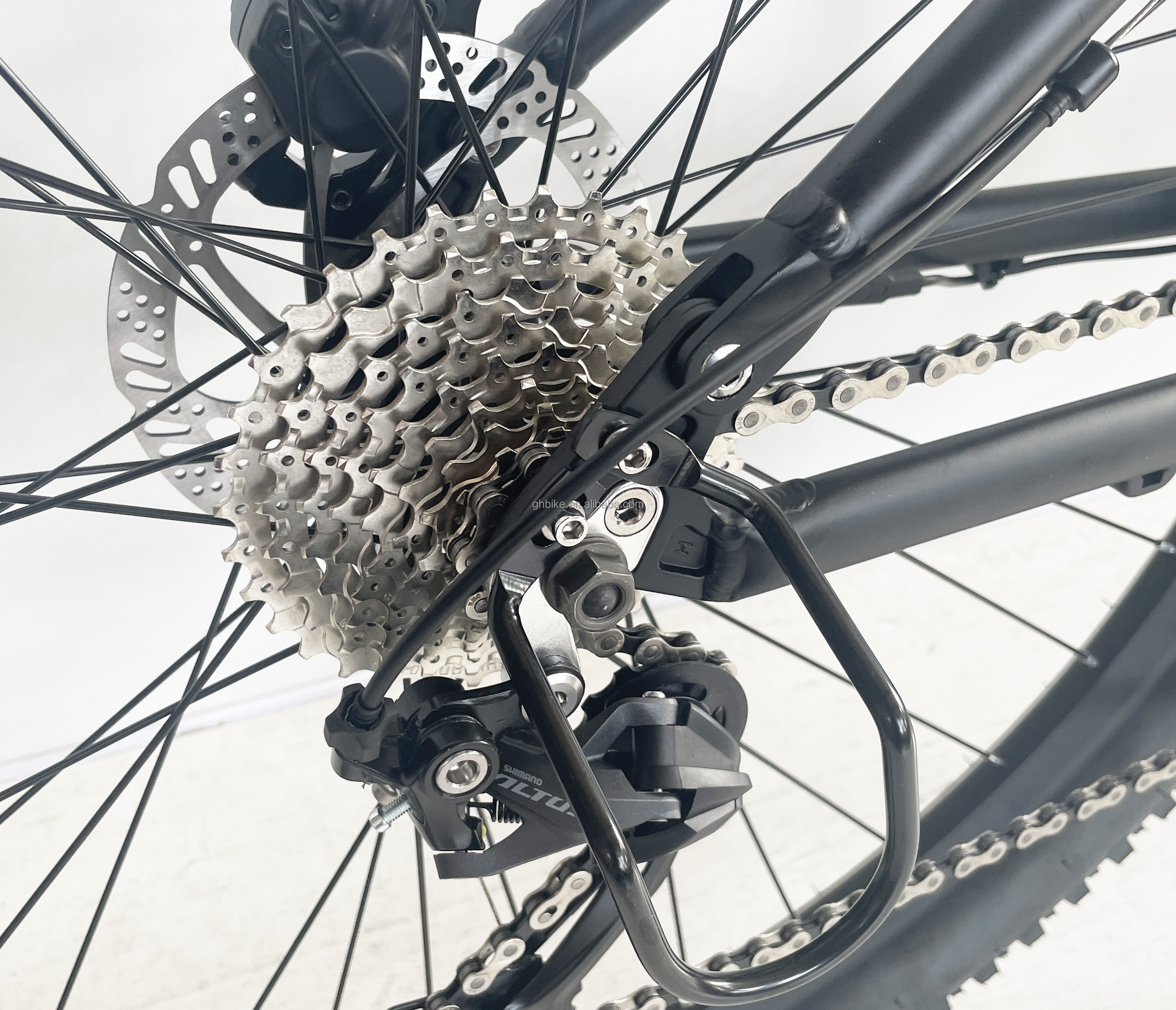 27.5" 1000W Lithium Battery Electric Mountain Bike with 9 Speeds and Full Suspension