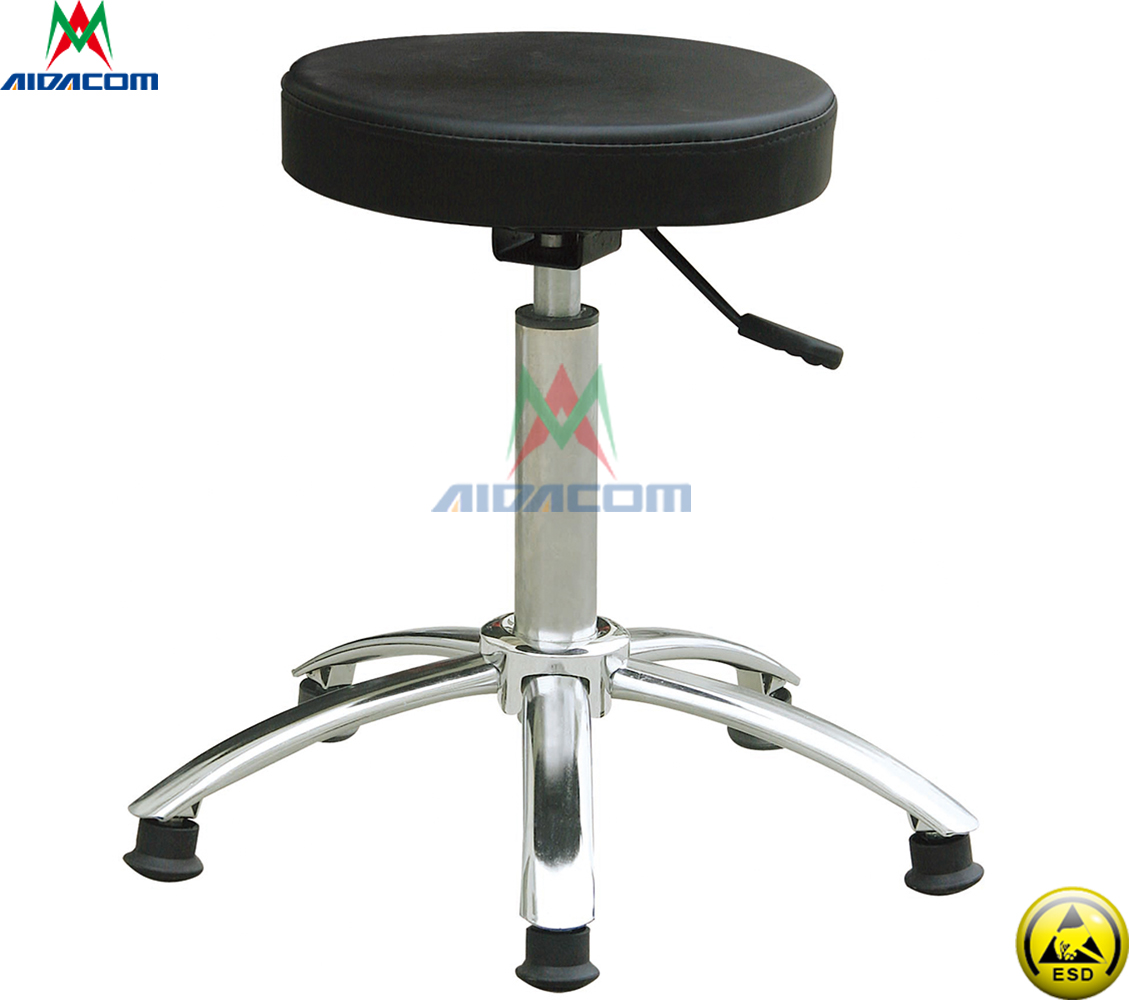 Laboratory 140mm Pneumatic Rod Ergonomic Swivel ESD Chairs