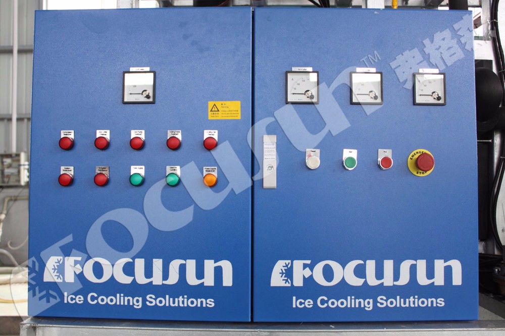 30MT/24Hours Tube Ice Making Machine with 220-480V Voltage and Bitzer / Bock Compressor