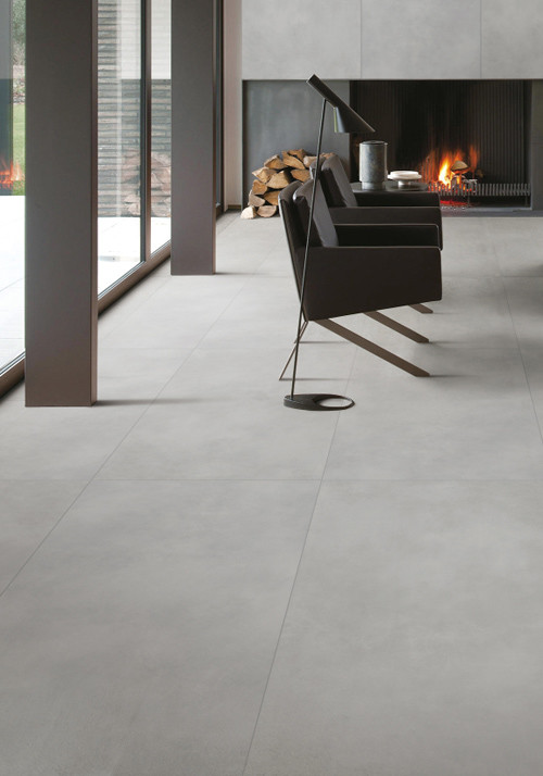 Indoor Modern Cement Effect Look Porcelain Floor Tile 600x1200mm Glazed Matte