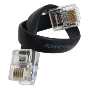Quality mobile 6P6C rj12 Telephone extension Cable PVC jacket wholesale