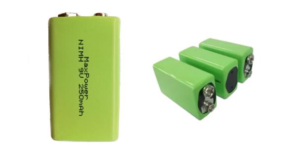 Cheap 250mAh 300mAh 9V Nimh Rechargeable Battery IEC62133 for sale
