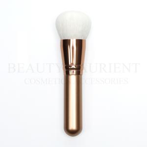 Quality Gold Wooden Handle Pressed Powder Foundation Brush 45g Lightweight wholesale
