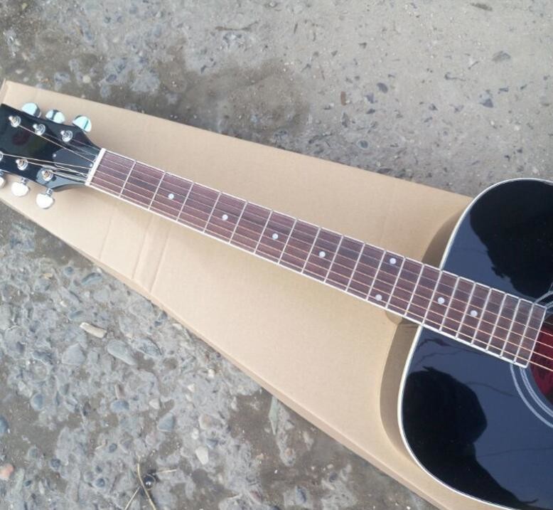 Custom J45 acoustic guitar dot inlays electric acoustic guitar