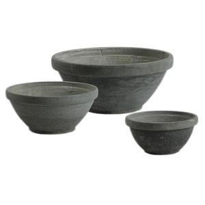 Quality Indoor Outdoor Composite Stone Garden Plant Holders Drainage Holes Included wholesale