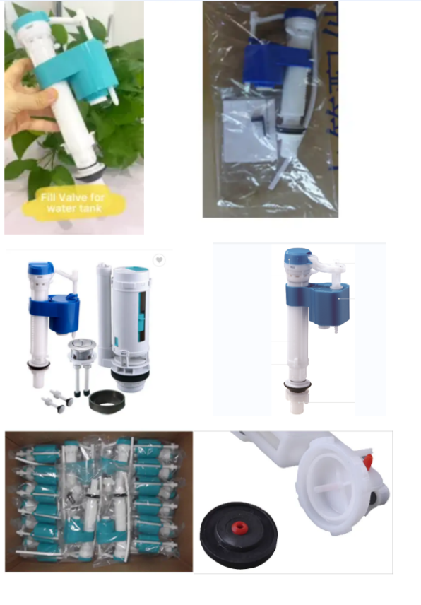 3/6 Liters Flushing Capacity Toilet Water Tank Cistern Fill Valves With Manual Control