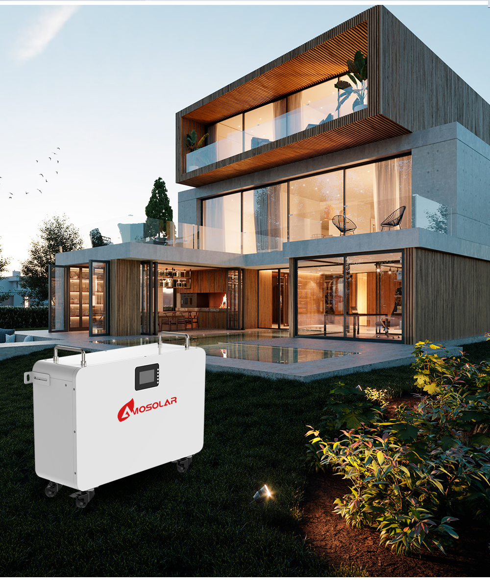 Solar Lifepo4 Energy Storage 51.2V 100Ah 200Ah Lithium Battery Pack for Home Appliances
