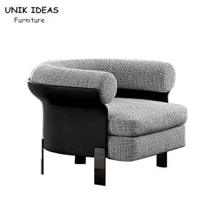 Quality Office One Single Seater Armchair Couch Modern Fabric Lounge Leisure 20KG wholesale