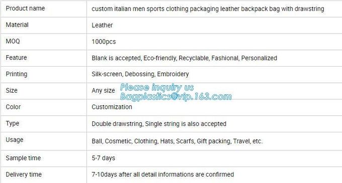 Custom Name Stamping PU Leather Drawstring Bag With Handle Waterproof Promotional Black Drawstring Bag Promotional Detai
