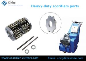 Quality 350mm Floor Scarifier 8 Points TCT Carbide Shaft Drum wholesale