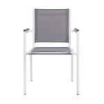 Garden Furniture Stacking Aluminum and Textilene Outdoor Dining Chair