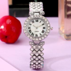 Quality 100g Women Quartz Wrist Watch , OEM Diamond Bracelet Watch For Ladies wholesale
