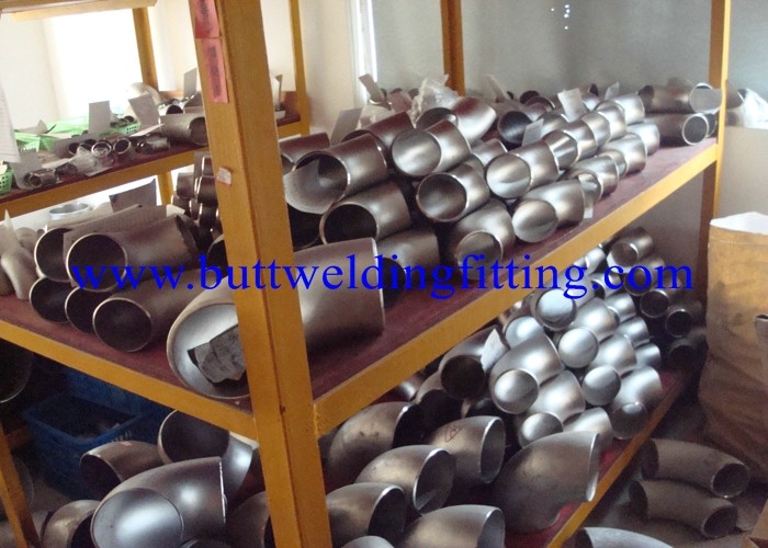 180 Degree Stainless Steel Tube Elbows , SR / 90 LR Elbow DN50 SCH40S SCH160