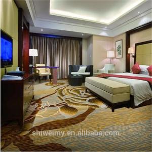 Quality Rose pattern 80%wool 20%nylon axminster carpet for hotel room wholesale