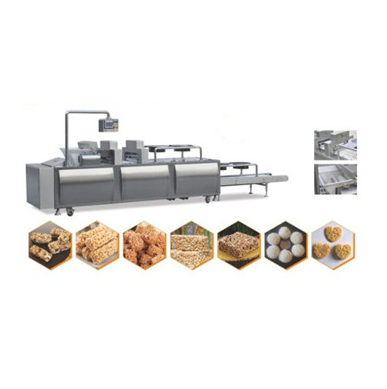 Oat Chocolate Cereal Fruits Nuts Candy Bar Making Machine / Molding Machine