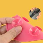Heart Shaped Silicone Makeup Mat Suction Cup Brush Cleaning Pad