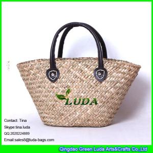 Quality LUDA cute palma straw basket bag natural seagrass small straw bag for children wholesale