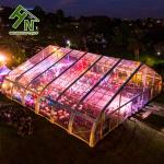 30x50m Arcum Canvas Party Tent Transparent PVC For Wedding Party