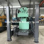 Europe 350m Crawler Hard Rock Water Well Drilling Rig With 91KW Power