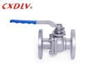 Handle Operated Full Port Flanged Ball Valve Double Flange Ends GB Standard
