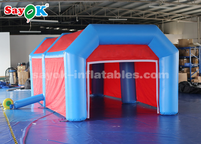 Go Outdoors Air Tent Water - Proof Inflatable Air Tent For Picnic Blue And Red Color