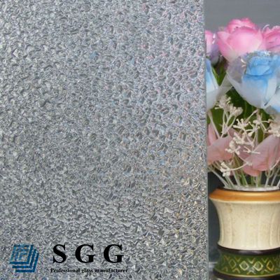 4mm Clear Patterned Glass for home decoration