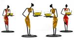 Creative Characters Chinese Etiquette Tea Holder for Home Decoration