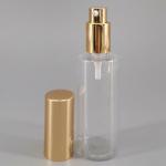 60ml 70ml Travel Spray Bottle with Golden Press Pump