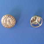 Zinc Alloy Die Casting Gold / Silver / Nickel Lapel Pin Badge