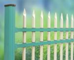 Industrial Safety Ornamental Aluminum Fence , Metal Garden Fence