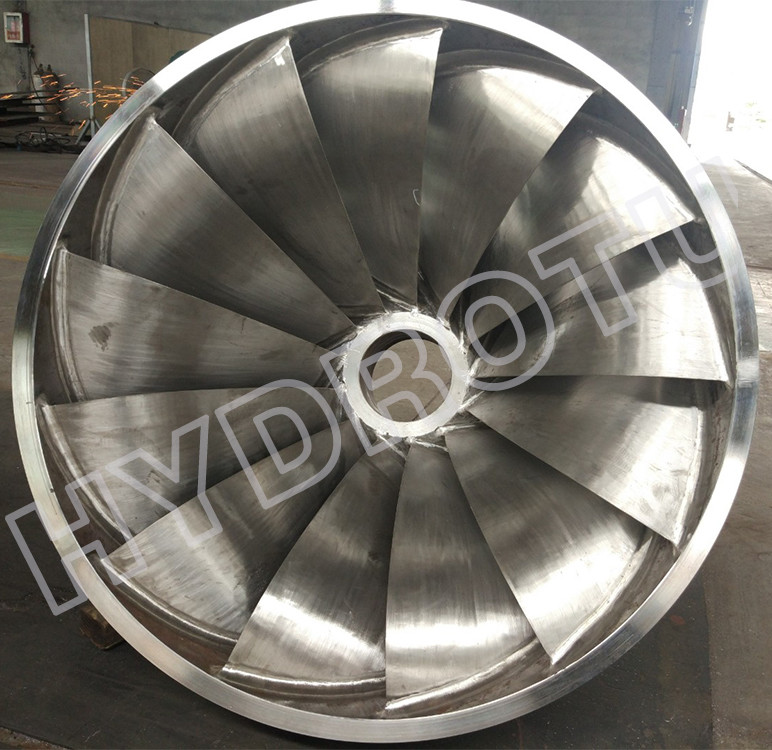 20m -300m Water Head Small Francis Hydro Turbine / Francis Water Turbine with generator