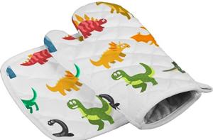 Quality Kitchen Cooking Baking BBQ Cartoon Oven Gloves Heat Resistant wholesale