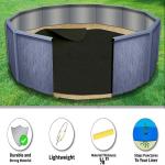 12-Foot Round Pool Liner Pad with Non Woven Geotextile Length 50-100m Outdoor