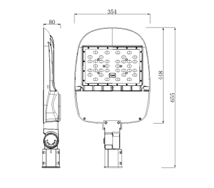 High Power 150W 300W LED Street Light for Road Project in Power Factor 0.95 2700-6500K
