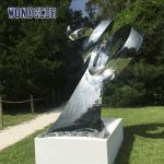 Customizable Spatial Forged Metal Sculpture Abstract Spiral Twisted Geometric