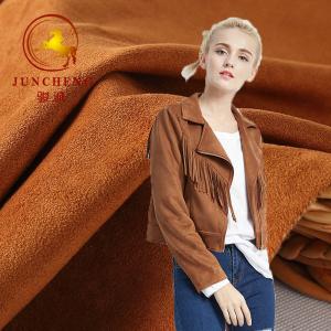 Quality China factory wholesale suede fabric for winter coat wholesale