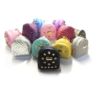 Quality Polyester Mini Backpack Keychain wholesale