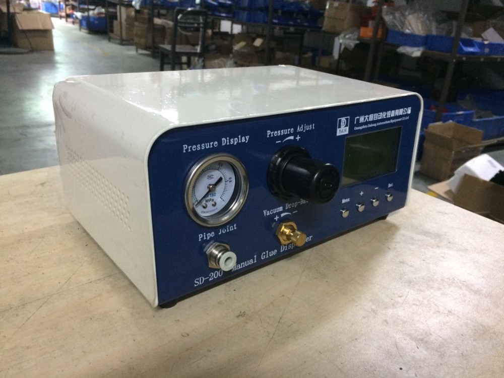 Gluing Machine High Viscosity Adhesive Dispensing Machine With Air Output Botton Knob