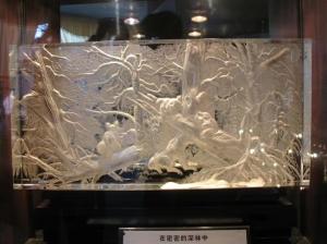 Quality Graphic Design 3D Clear Carved 5mm SGCC Crystal Acrylic Glass wholesale