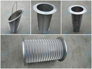 Quality Durable Wedge Wire Filter Elements Stainless Steel Mine Sieving 60-95% Filter Rating wholesale