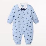 Boutique Baby Clothes Bodysuit Long Sleeve Newborn Baby Rompers 100% Cotton Polo
