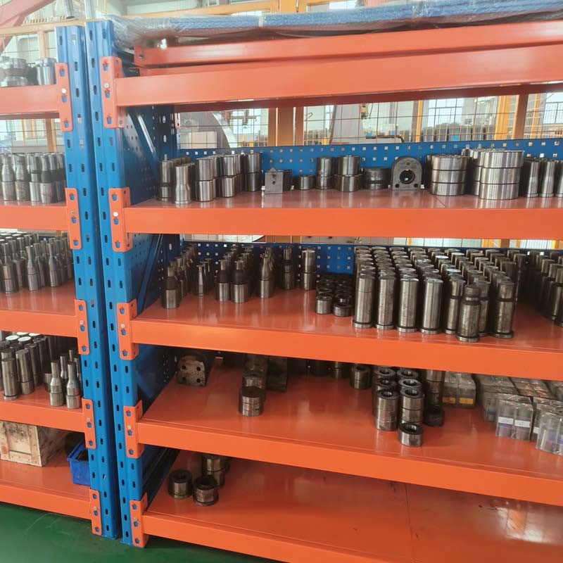 Orange Blue Adjustable Metal Boltless Industrial Shelving And Racks 5 Shelves