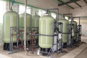 Quality FRP Tank 100Psi Ion Exchange Water Treatment Systems Sand Filter Water Treatment System wholesale