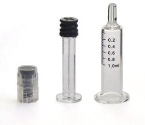 Quality Straight Edge Medical Shockproof 3ML Glass Syringe wholesale